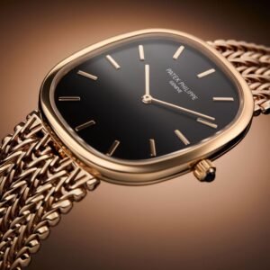 Buy Patek Philippe 5738/1R-001 Golden Ellipse Rose Gold Black Dial Bracelet