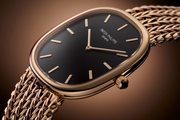 Buy Patek Philippe 5738/1R-001 Golden Ellipse Rose Gold Black Dial Bracelet - Image 3