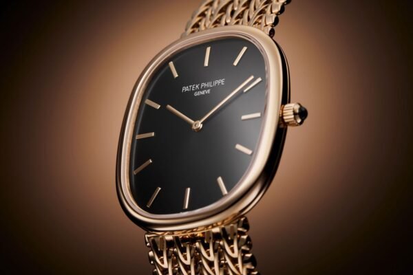 Buy Patek Philippe 5738/1R-001 Golden Ellipse Rose Gold Black Dial Bracelet - Image 6