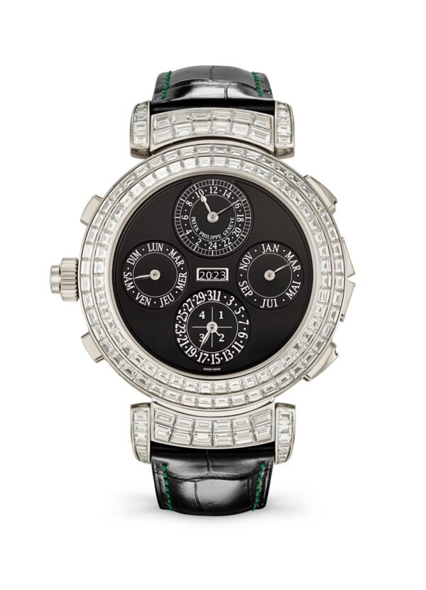 Buy Patek Philippe 6300/403G-001 Grand Complications Grandmaster Chime Haute Joaillerie White Gold Set With Emeralds Diamonds - BRAND NEW - Image 12