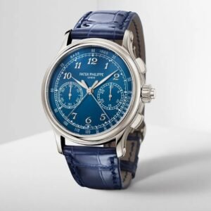 Buy Patek Philippe 5370P-011 Grand Complications Split Seconds Chronograph Platinum Blue Enamel Dial