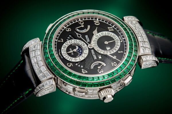 Buy Patek Philippe 6300/403G-001 Grand Complications Grandmaster Chime Haute Joaillerie White Gold Set With Emeralds Diamonds - BRAND NEW - Image 2