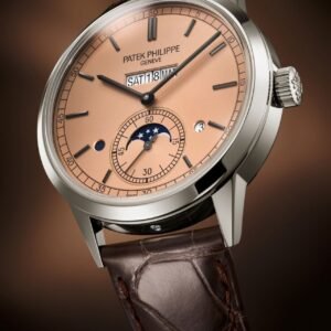 Buy Patek Philippe 5236P-010 Grand Complications In-Line Perpetual Calendar Platinum Salmon Dial