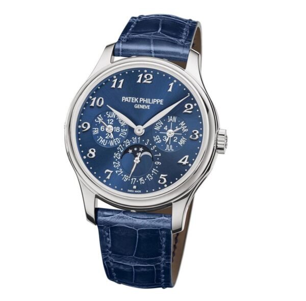 Buy Patek Philippe 5327G-001 Grand Complications Perpetual Calendar White Gold Royal Blue Sunburst Dial 39mm - Image 2