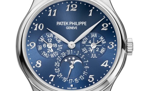 Buy Patek Philippe 5327G-001 Grand Complications Perpetual Calendar White Gold Royal Blue Sunburst Dial 39mm - Image 4