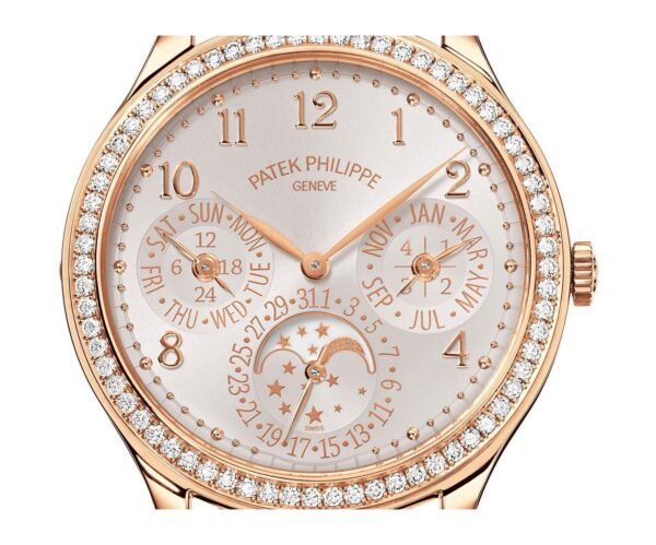 Buy Patek Philippe 7140R-001 Grand Complications Ladies First Perpetual Calendar Rose Gold Silver Dial Diamond Bezel - Image 2