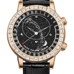 Buy Patek Philippe 6104R-001 Grand Complications Celestial Moon Age Rose Gold Black Sky Chart Dial 44mm Diamond Bezel