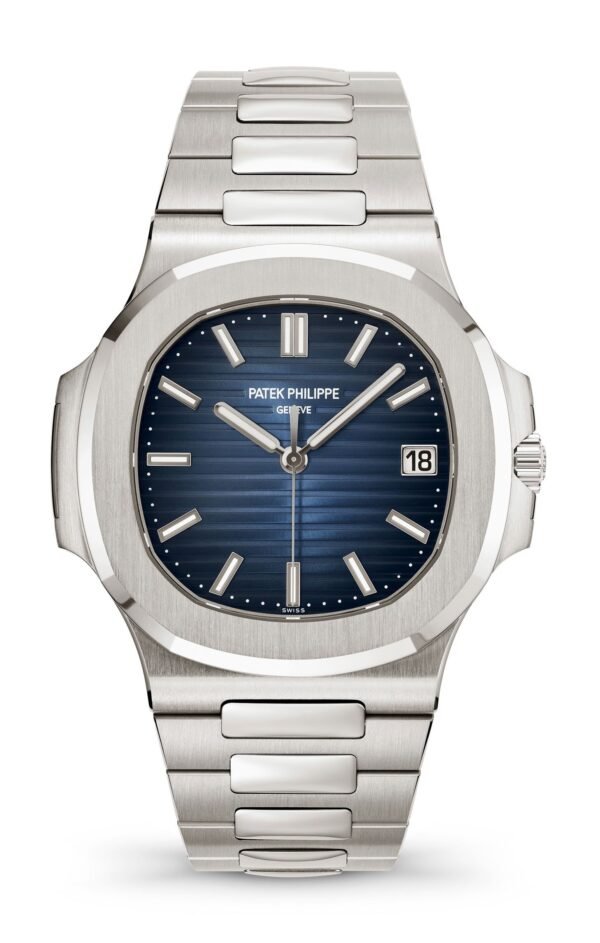 Buy Patek Philippe 5811/1G-001 Nautilus Date Sweep Seconds White Gold Black Blue Dial - Image 11