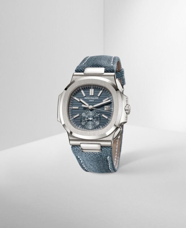 Buy Patek Philippe 5980/60G-001 Nautilus Chronograph White Gold Blue-Gray Dial - Image 12