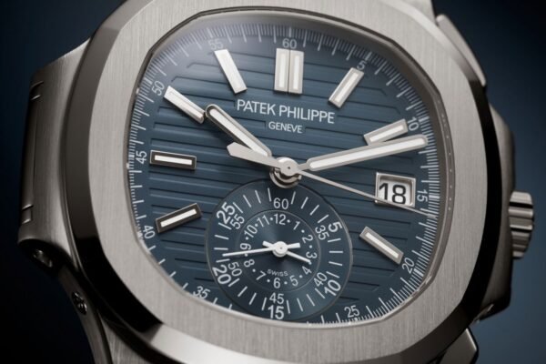 Buy Patek Philippe 5980/60G-001 Nautilus Chronograph White Gold Blue-Gray Dial - Image 4