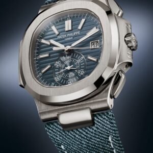 Buy Patek Philippe 5980/60G-001 Nautilus Chronograph White Gold Blue-Gray Dial