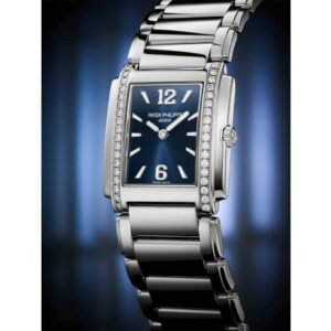 Buy Patek Philippe 4910/1200A-001 Twenty~4 Ladies Blue Sunburst Dial Stainless Steel