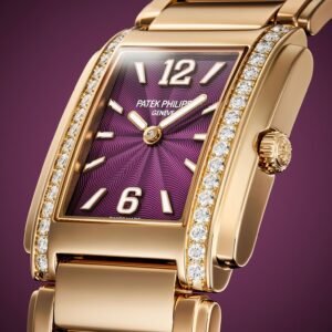 Buy Patek Philippe 4910/1201R-010 Twenty~4 Ladies Rose Gold/Diamonds Purple Dial