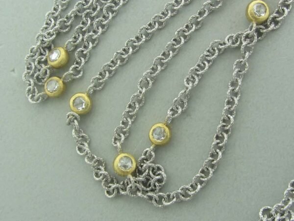 Buccellati South Sea Pearl Diamond Lariat - Image 4