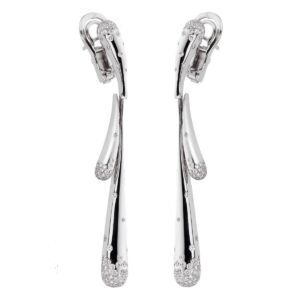 Piguet White Gold Diamond Drop Ear