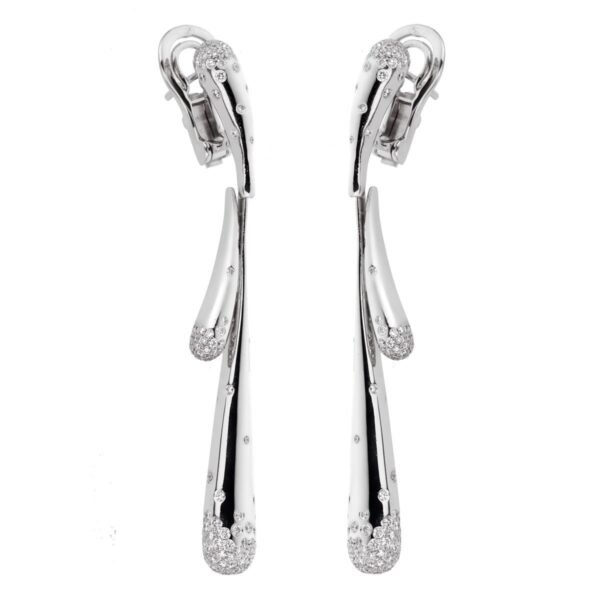 Piguet White Gold Diamond Drop Ear