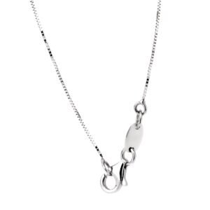 Bliss Diamond White Gold Heart Necklace