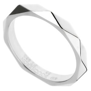 Boucheron Facette Platinum Band Ri