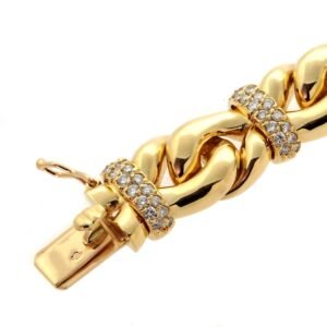 Boucheron Gold Diamond Chain Bracelet