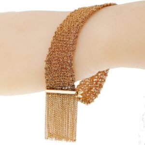 Boucheron Scarf Rose Gold Chain Link Bracelet