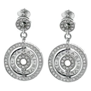 Bulgari Astrale Diamond White Gold Earrings