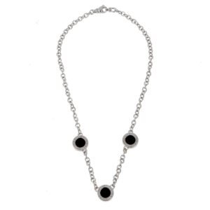 Bulgari Diamond White Gold Necklace