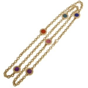 Bulgari Vintage Yellow Gold Sautoir Necklace