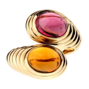 Bulgari Citrine Tourmaline Gold By