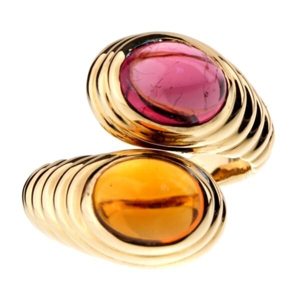 Bulgari Citrine Tourmaline Gold By