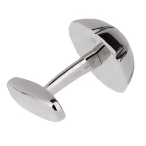 Bulgari Diamond White Gold Cufflinks