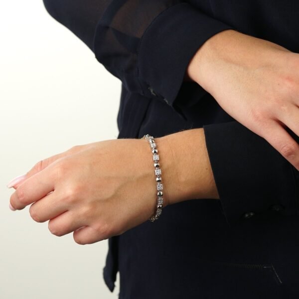 Bulgari Lucea Diamond Tennis White Gold Bracelet - Image 2