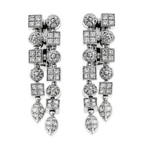 Bulgari Lucea Diamond White Gold Earrings