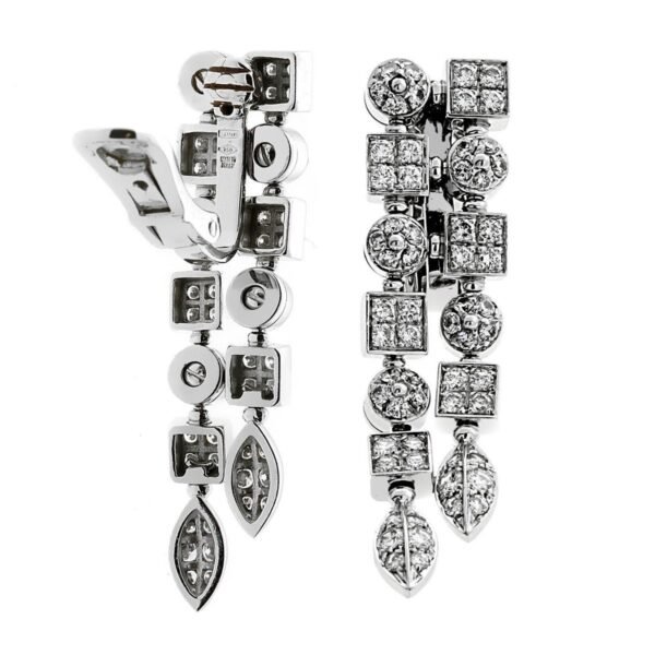 Bulgari Lucea Diamond White Gold Earrings - Image 2