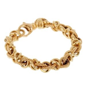 Bulgari Vintage Yellow Gold Chain Link Bracelet