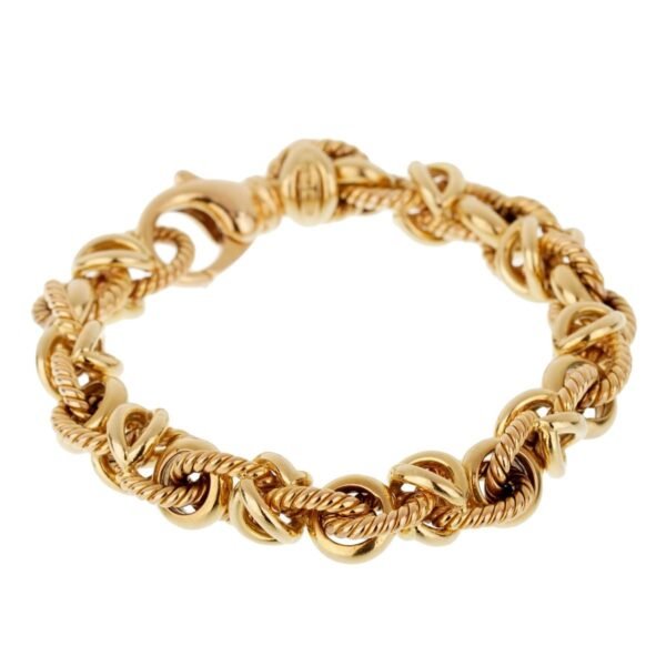 Bulgari Vintage Yellow Gold Chain Link Bracelet - Image 2