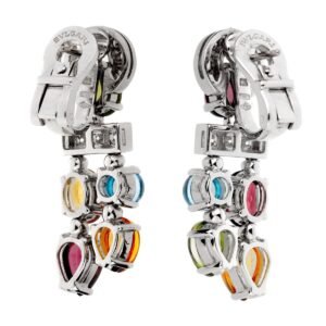 Bvlgari Allegra Diamond White Gold Earrings