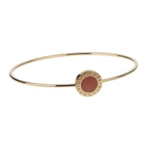 Bvlgari Carnelian Rose Gold Bangle Bracelet