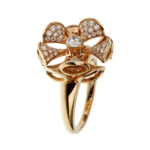 Bvlgari Divas’ Dream 18k Rose Gold Diamond Cocktail Ring