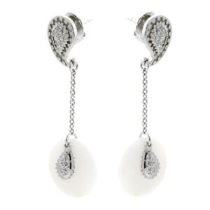 Carrera y Carrera Diamond Aqua White Gold Earrings