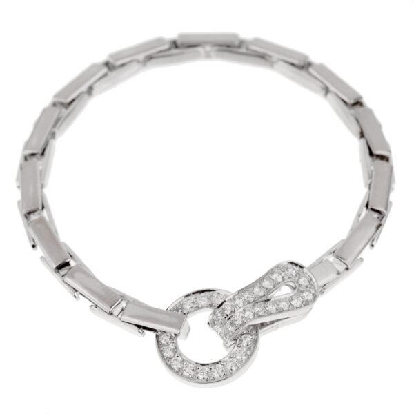 Agrafe Diamond White Gold Bracelet