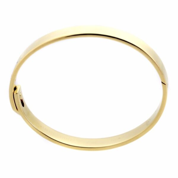 Cartier Anniversary Diamond Gold Bangle Bracelet - Image 2