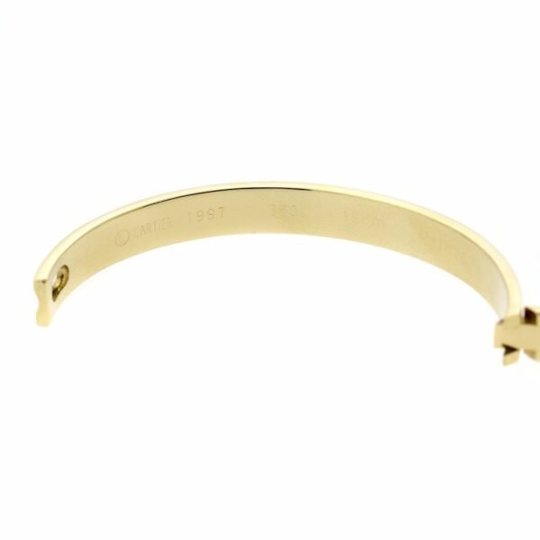 Cartier Anniversary Diamond Gold Bangle Bracelet - Image 4