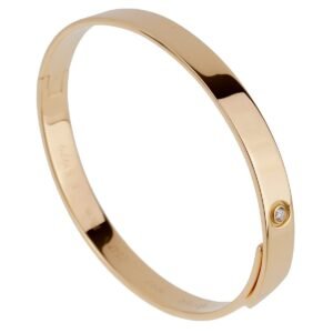 Cartier Anniversary Yellow Gold Diamond Bangle Bracelet