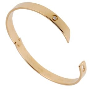 Cartier Anniversary Yellow Gold Diamond Bangle Bracelet