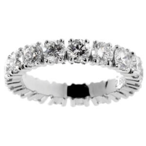 Cartier Diamond Eternity Platinum 2.68ct Ring