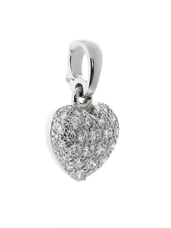 Cartier Diamond Heart Pendant Neck