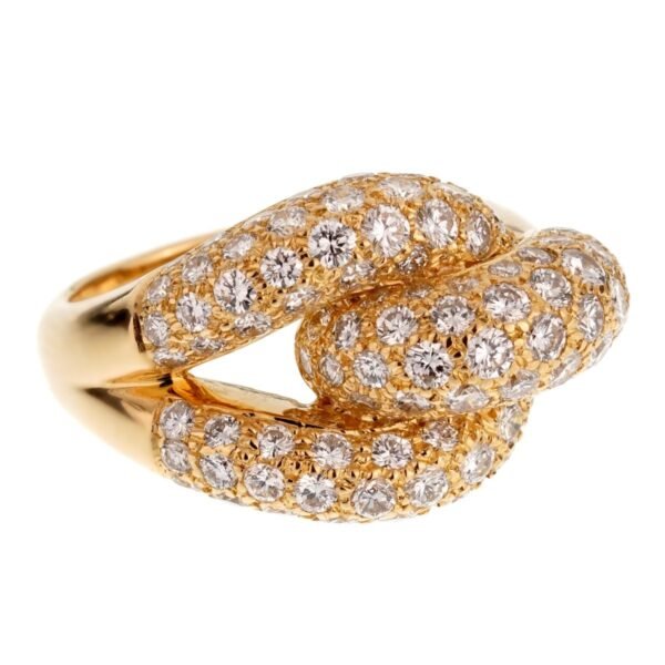 Cartier Diamond Knot Yellow Gold