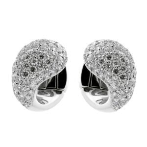 Cartier Diamond Pave Huggy Earring