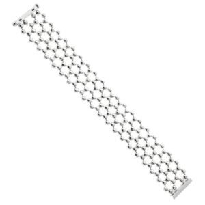 Cartier Diamond Tennis 18k White Gold Perles Bracelet