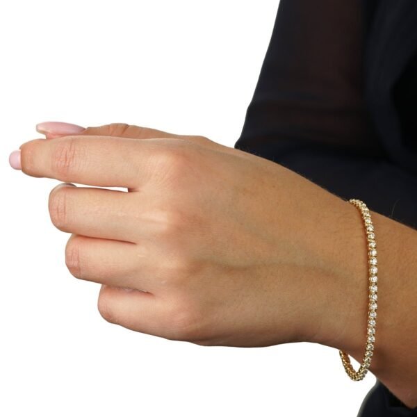 Buy Cartier Diamond Tennis Gold Bracelet - Image 2